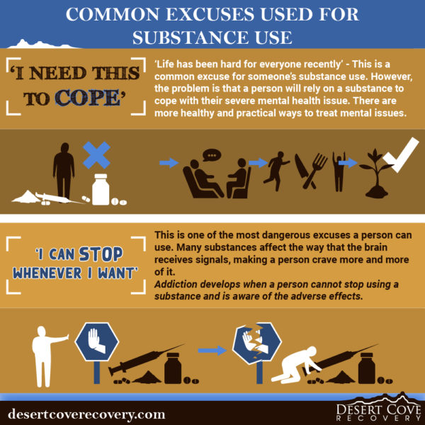 Excuses to Avoid Rehab for Drug and Alcohol Addiction