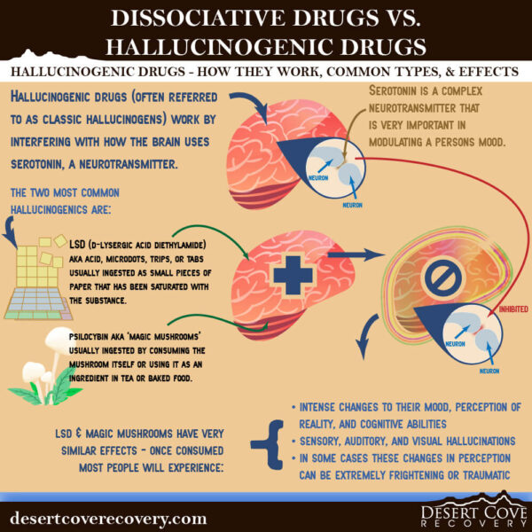 hallucinogenic drugs - how they work, common types and effects