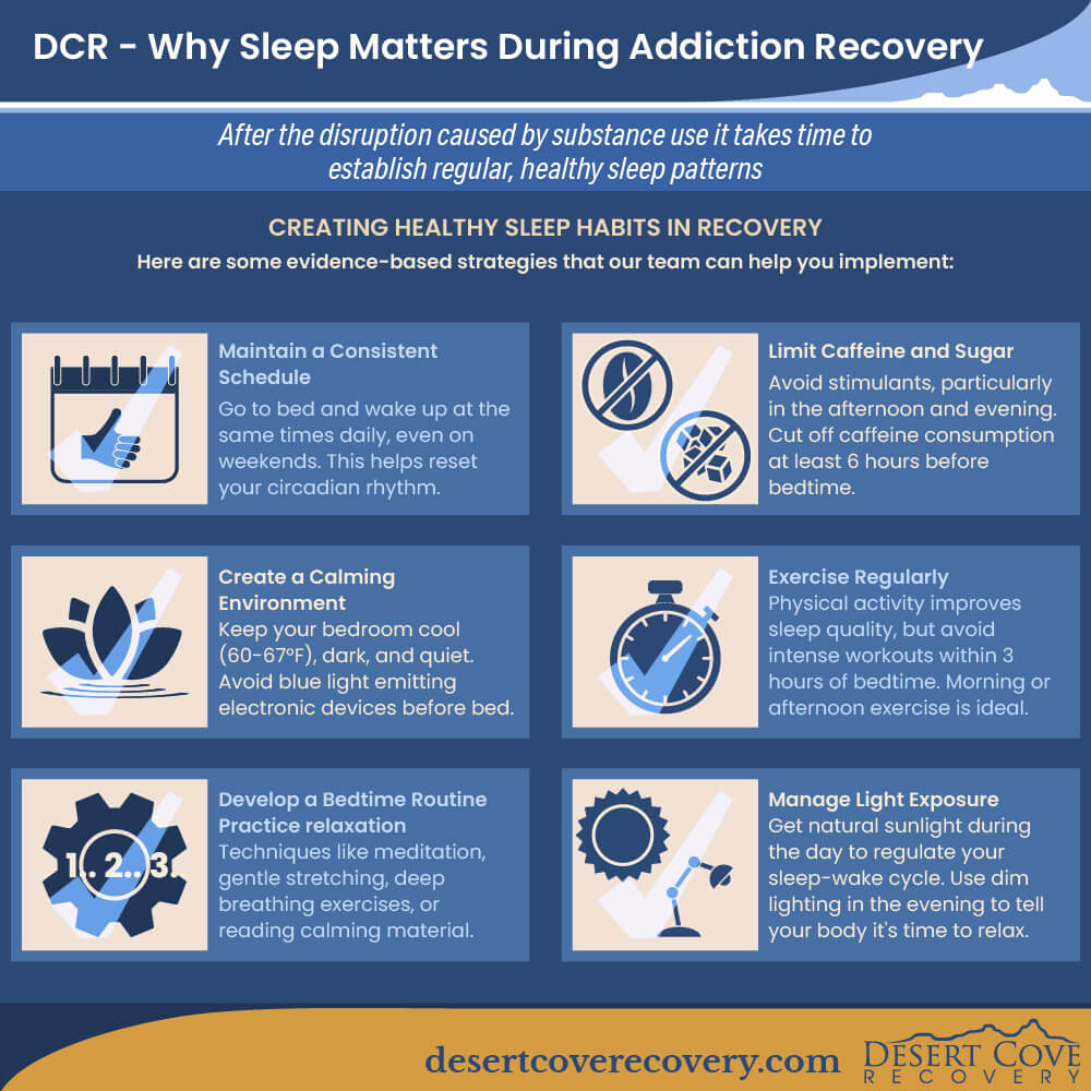 Creating Healthy Sleep Habits in Recovery Creating Healthy Sleep Habits in Recovery